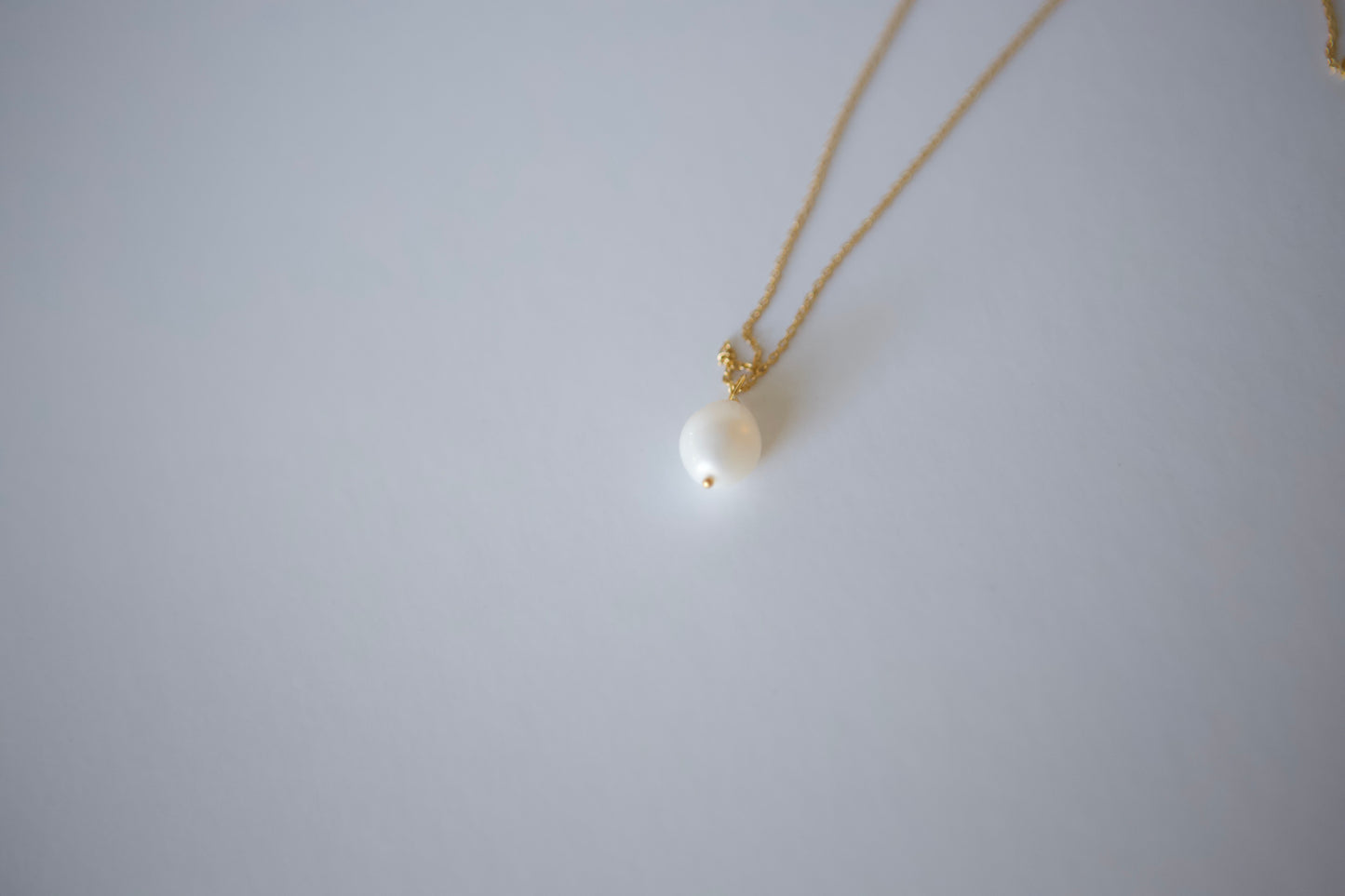 Small Baroque Pearl Adjustable Necklace
