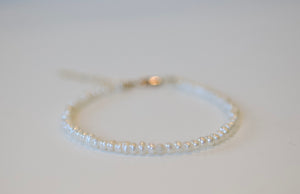 4mm Pearl Beaded Bracelet