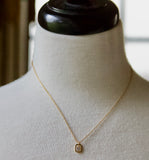 Initial Gold Adjustable Necklace
