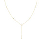 CZ 18K Gold-Plated Adjustable Necklace