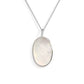 Mother-of-Pearl Sterling Silver Adjustable Necklace
