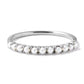 Tiny White Pearl Sterling Silver Ring - Size 6