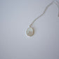 Mother-of-Pearl Sterling Silver Adjustable Necklace