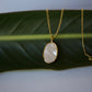 Mother-of-Pearl Gold-Plated Adjustable Necklace