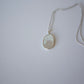 Mother-of-Pearl Sterling Silver Adjustable Necklace