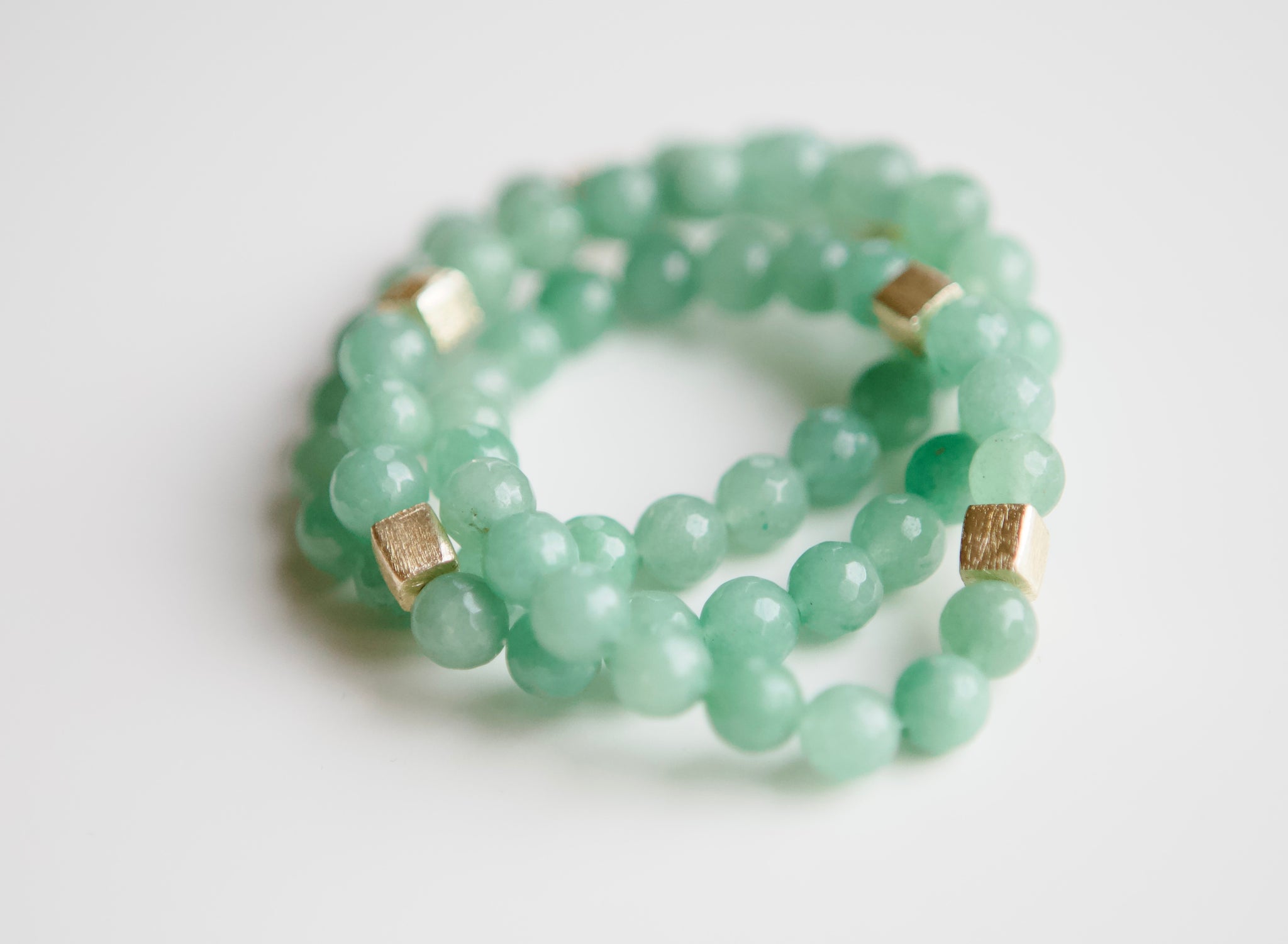 Green Jade beaded bracelet with gold Buddha pendant for men and women 8mm,  it is an anxiety relief spiritual protection calming bracelet · NY6 Design  | Wholesale Beads online, Jewelry Making Supplies