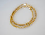 Mesh Shiny Tube 14k Gold Filled Necklace